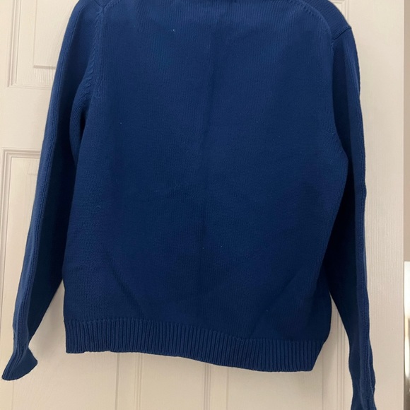 Eddie Bauer Men's Classic Blue Crewneck Sweater - Picture 4 of 4